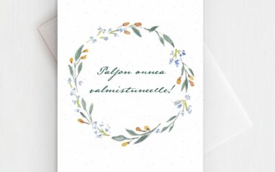 onnea valmistuneille